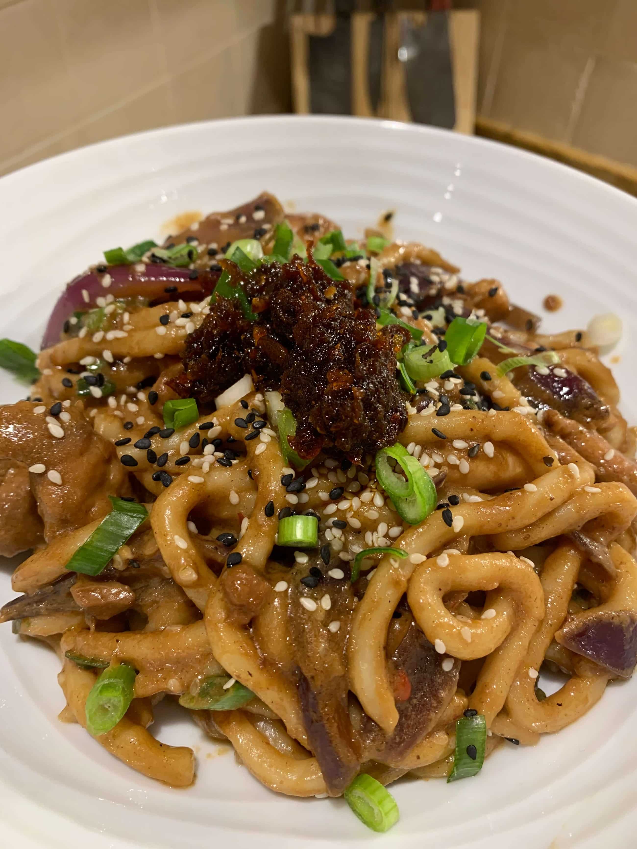 What Willy NonStressipes PEANUT CHILLI CHICKEN UDON